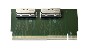 PCIe CEM x 16 to MCIO8i x 2 Adaptor